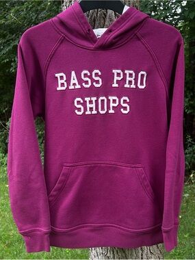 Bass Pro Shops Plum Hoodie Hooded Sweatshirt